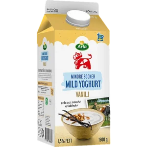 Mild Yoghurt Vanilj Lättsockrad Arla
