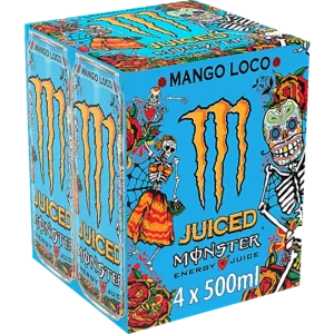 Mango Loco 4-pack MONSTER ENERGY. 4x500ml.