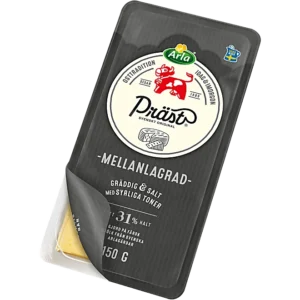 Skivad ost Präst Arla Ko®. 150g.