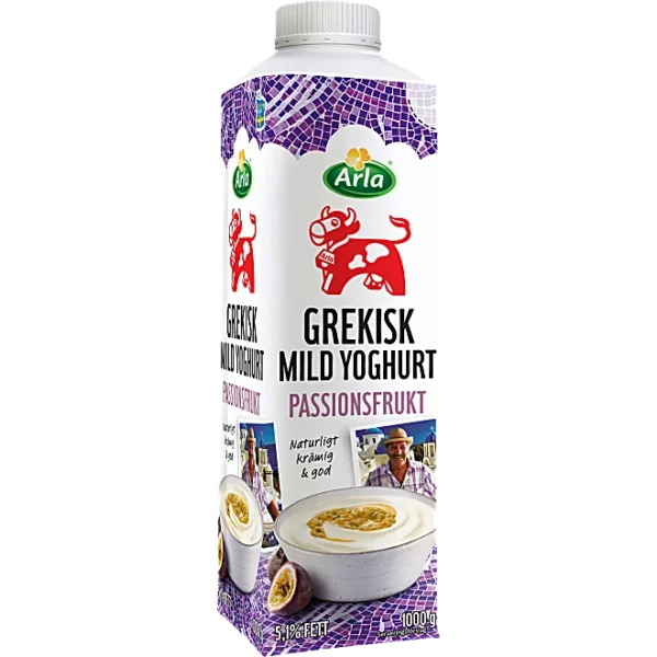 Mild Grekisk Yoghurt Passionsfrukt Arla
