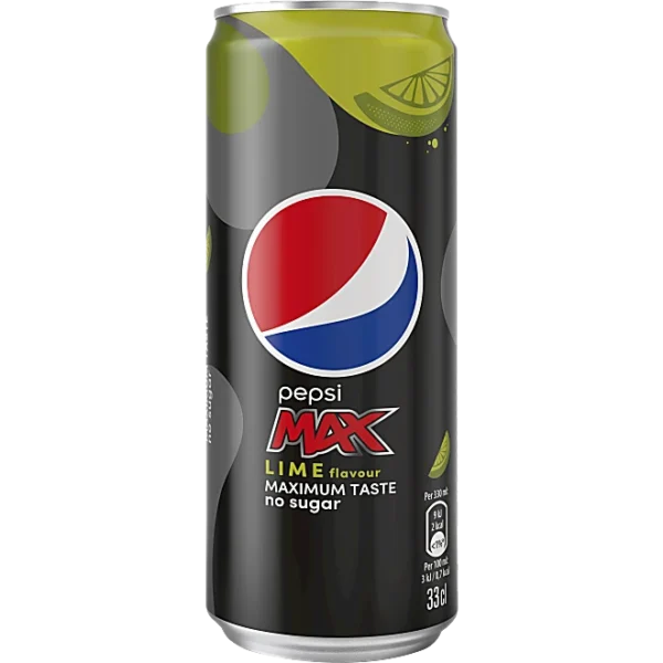 Max Lime Pepsi. 33 cl.