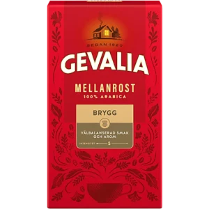 Bryggkaffe Mellanrost Gevalia. 450 g.