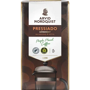Presskaffe Mörkrost Pressiado Arvid Nordquist. 500 g.
