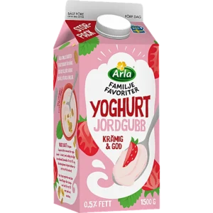 Yoghurt Familjefavoriter Jordgubb Arla