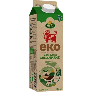 Mellanmjölk Eko Laktosfri 1,5%
