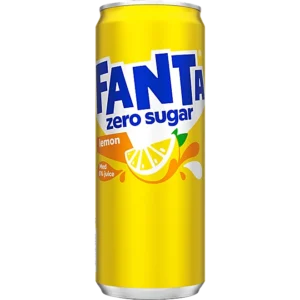 Lemon Fanta zero. 330ml.