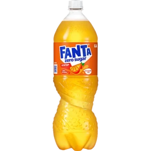 Orange Fanta zero. 1500ml.