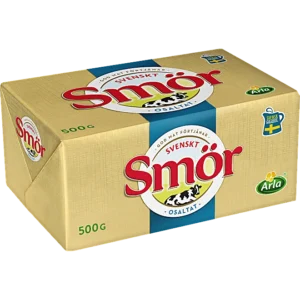 Smör Osaltat Svenskt Smör från Arla. 500g.