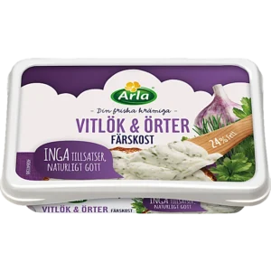 Färskost Vitlök & örter Arla®. 150g.
